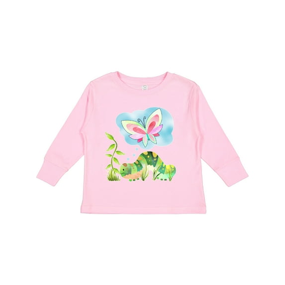 Inktastic Caterpillar's Dream Boys or Girls Long Sleeve Toddler T-Shirt