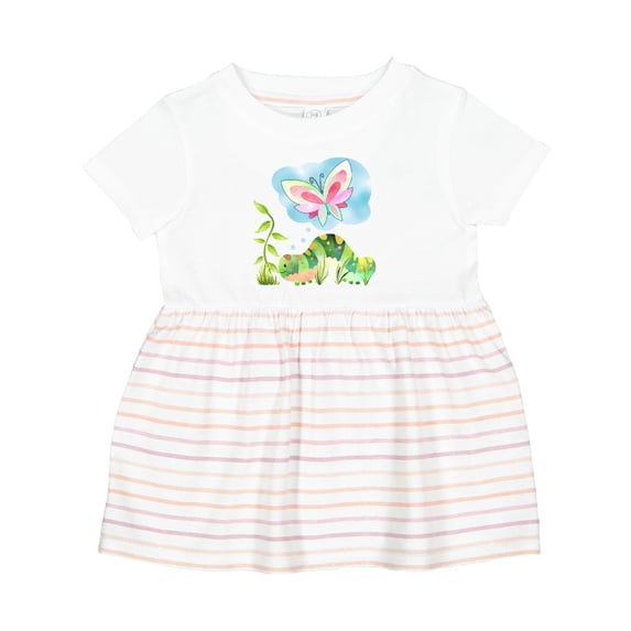 Inktastic Caterpillar's Dream Girls Baby Dress