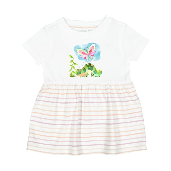 Inktastic Caterpillar's Dream Girls Baby Dress