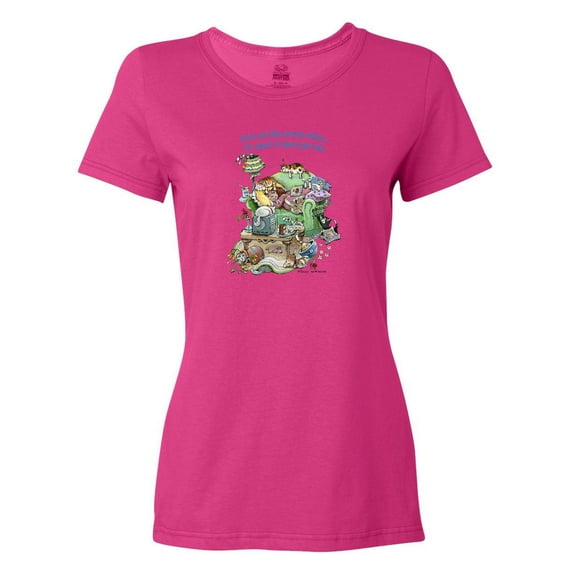 Inktastic Cats Are Like Potato Chips It's Hard to Have Just 1 Women's T-Shirt
