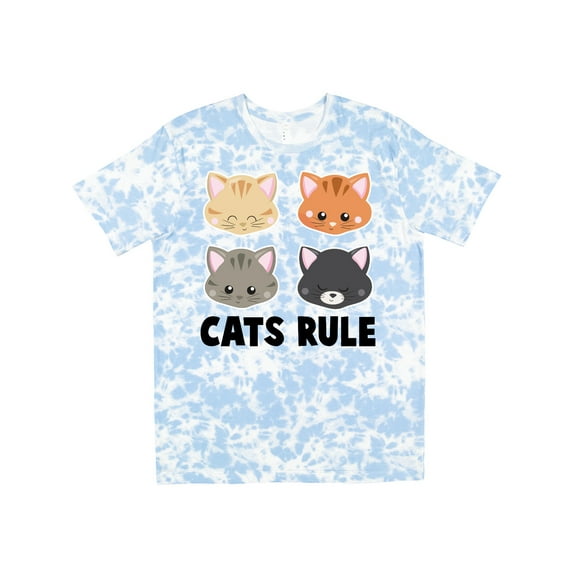 Inktastic Cats Rule with Cat Heads T-Shirt