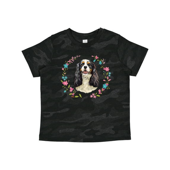 Inktastic Cavalier King Charles Spaniel Dog Girls Toddler T-Shirt