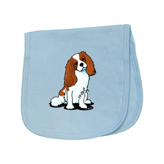 Inktastic Cavalier Spaniel Baby Burp Cloth