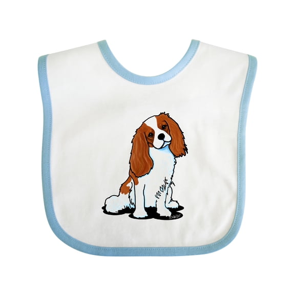 Inktastic Cavalier Spaniel Boys or Girls Baby Bib