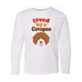 thumbnail image 1 of Inktastic Cavapoo Dog Gift Long Sleeve Youth T-Shirt, 1 of 5