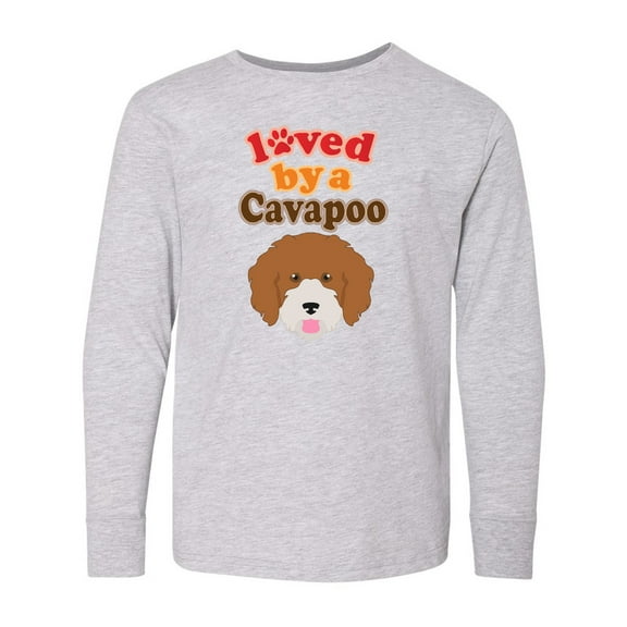 Inktastic Cavapoo Dog Gift Long Sleeve Youth T-Shirt