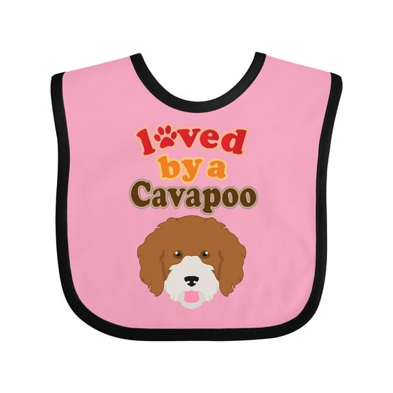 Inktastic Cavapoo Dog Quote Boys or Girls Baby Bib