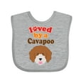 thumbnail image 1 of Inktastic Cavapoo Dog Quote Boys or Girls Baby Bib, 1 of 4