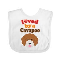 Inktastic Cavapoo Dog Quote Boys or Girls Baby Bib