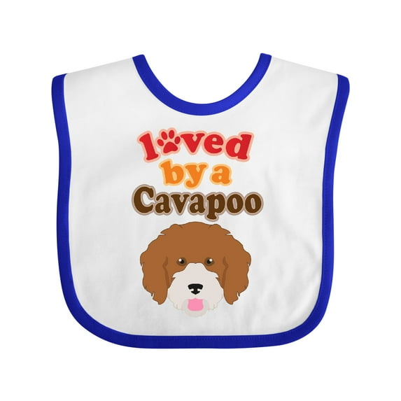Inktastic Cavapoo Dog Quote Boys or Girls Baby Bib