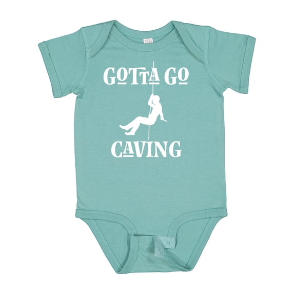 Inktastic Caving Underground Exploring Boys or Girls Baby Bodysuit