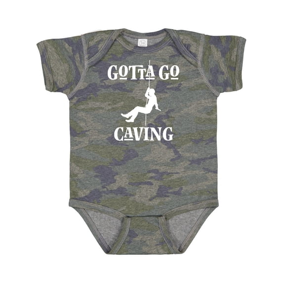 Inktastic Caving Underground Exploring Boys or Girls Baby Bodysuit