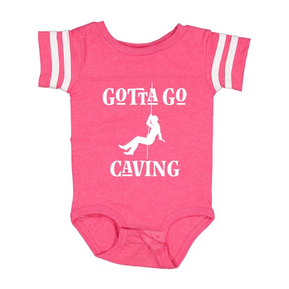 Inktastic Caving Underground Exploring Boys or Girls Baby Bodysuit