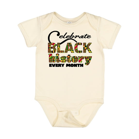 Inktastic Celebrate Black History Every Month Boys or Girls Baby Bodysuit