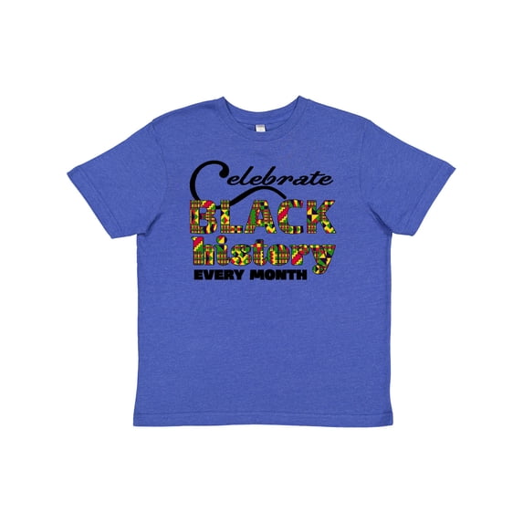 Inktastic Celebrate Black History Every Month Youth T-Shirt