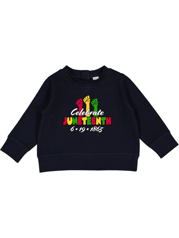 Celebrate Juneteenth 6-19-1865 Baby Sweatshirt
