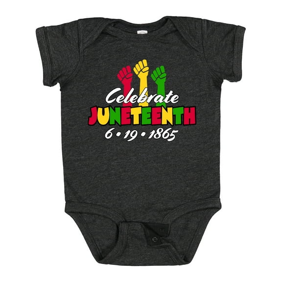 Inktastic Celebrate Juneteenth 6-19-1865 Boys or Girls Baby Bodysuit