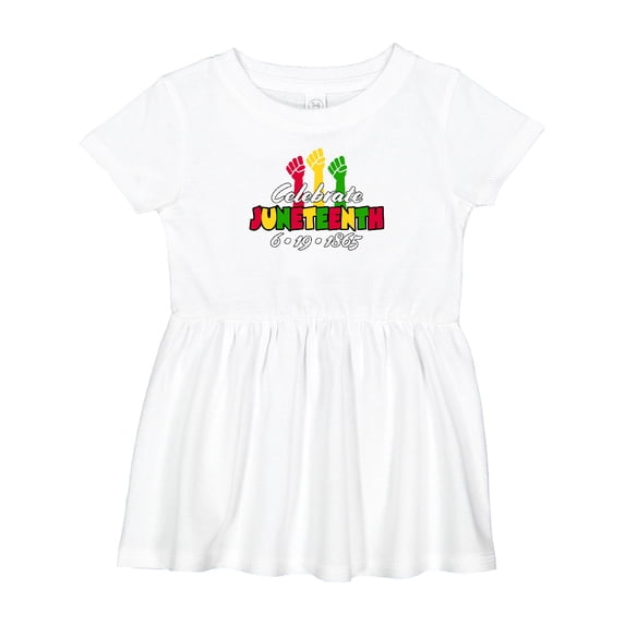 Inktastic Celebrate Juneteenth 6-19-1865 Girls Baby Dress