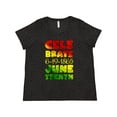 thumbnail image 1 of Inktastic Celebrate Juneteenth 6-19-1865 Women's Plus Size T-Shirt, 1 of 5