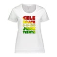thumbnail image 1 of Inktastic Celebrate Juneteenth 6-19-1865 Women's Plus Size T-Shirt, 1 of 5