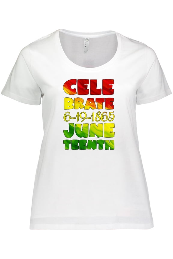 Celebrate Juneteenth 6-19-1865 Women's Plus Size T-Shirt