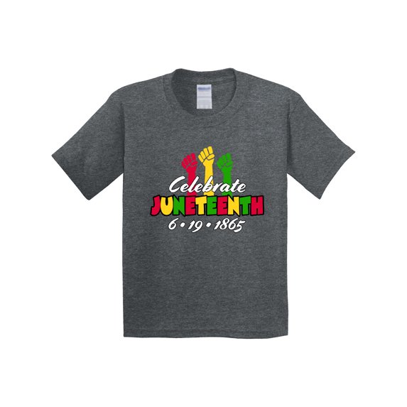 Inktastic Celebrate Juneteenth 6-19-1865 Youth T-Shirt