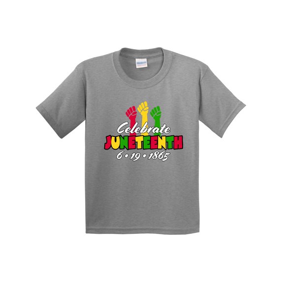 Inktastic Celebrate Juneteenth 6-19-1865 Youth T-Shirt