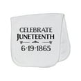 thumbnail image 1 of Inktastic Celebrate Juneteenth Baby Burp Cloth, 1 of 3