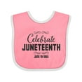 thumbnail image 1 of Inktastic Celebrate Juneteenth Boys or Girls Baby Bib, 1 of 4