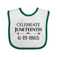 thumbnail image 1 of Inktastic Celebrate Juneteenth Boys or Girls Baby Bib, 1 of 4