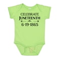 thumbnail image 1 of Inktastic Celebrate Juneteenth Boys or Girls Baby Bodysuit, 1 of 5