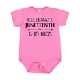 thumbnail image 1 of Inktastic Celebrate Juneteenth Boys or Girls Baby Bodysuit, 1 of 5