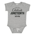thumbnail image 1 of Inktastic Celebrate Juneteenth Boys or Girls Baby Bodysuit, 1 of 5