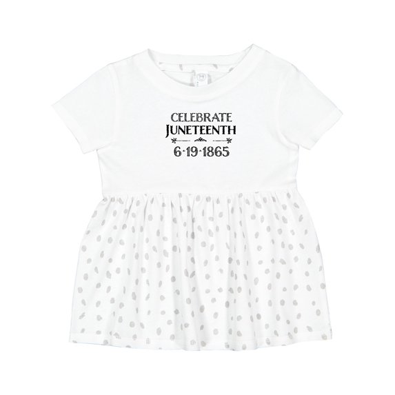 Inktastic Celebrate Juneteenth Girls Baby Dress