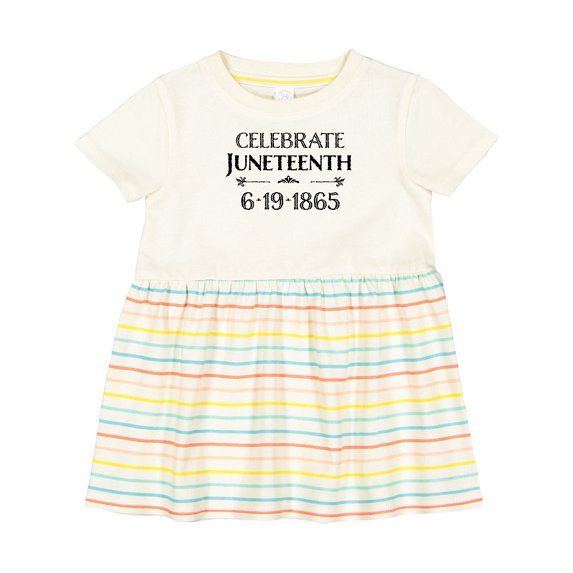 Inktastic Celebrate Juneteenth Girls Baby Dress
