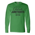 thumbnail image 1 of Inktastic Celebrate Juneteenth Long Sleeve T-Shirt, 1 of 5