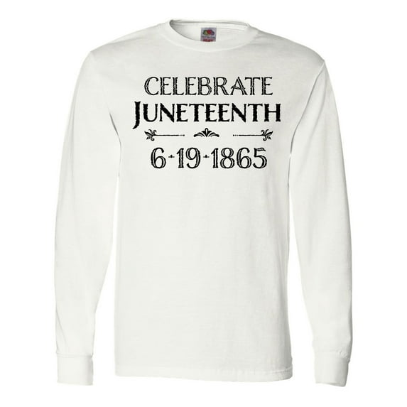Inktastic Celebrate Juneteenth Long Sleeve T-Shirt