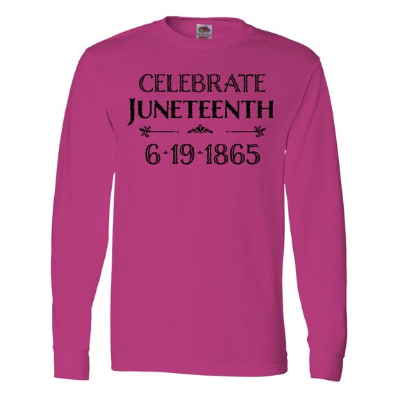 Inktastic Celebrate Juneteenth Long Sleeve T-Shirt