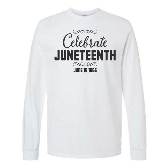 Inktastic Celebrate Juneteenth Long Sleeve T-Shirt