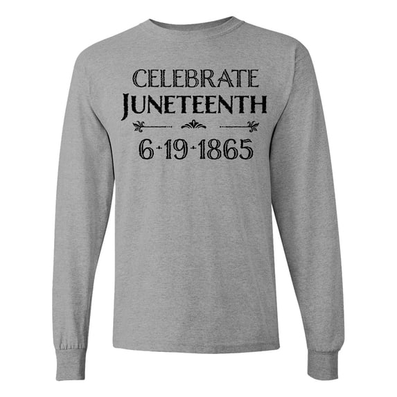 Inktastic Celebrate Juneteenth Long Sleeve T-Shirt
