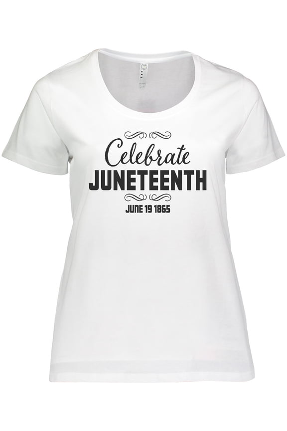Celebrate Juneteenth Women's Plus Size T-Shirt