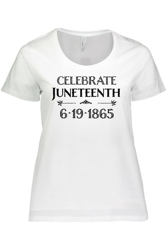 Celebrate Juneteenth Women's Plus Size T-Shirt