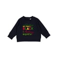 thumbnail image 1 of Inktastic Celebrating My First Black History Month for Kids Baby Sweatshirt, 1 of 4
