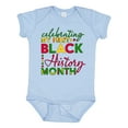thumbnail image 1 of Inktastic Celebrating My First Black History Month for Kids Boys or Girls Baby Bodysuit, 1 of 5