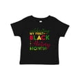 thumbnail image 1 of Inktastic Celebrating My First Black History Month for Kids Boys or Girls Baby T-Shirt, 1 of 5