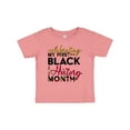 thumbnail image 1 of Inktastic Celebrating My First Black History Month for Kids Boys or Girls Baby T-Shirt, 1 of 5