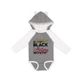 thumbnail image 1 of Inktastic Celebrating My First Black History Month for Kids Boys or Girls Long Sleeve Baby Bodysuit, 1 of 5