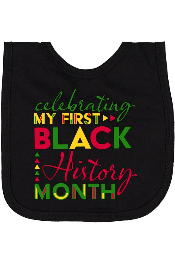 Celebrating My First Black History Month for Kids Newborn Bib