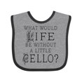 thumbnail image 1 of Inktastic Cellist Music Gift for Cello Player Boys or Girls Baby Bib, 1 of 4