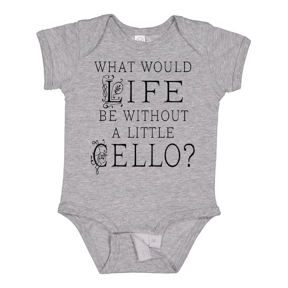 Inktastic Cellist Music Gift for Cello Player Boys or Girls Baby Bodysuit